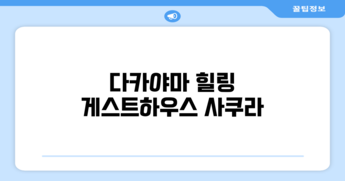 다카야마에서의 평화로운 휴식, 게스트하우스 사쿠라