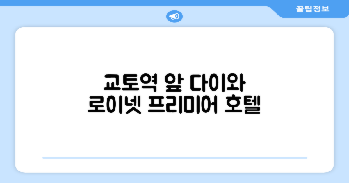 다이와 로이넷 호텔 교토 에키마에 프리미어, 교토 여행의 완벽한 베이스캠프
