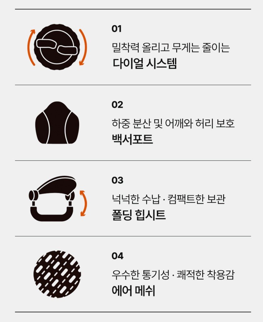 아이엔젤 올인원 닥터다이얼 폴드 에어 힙시트 아기띠, 네이비 상세 이미지 2