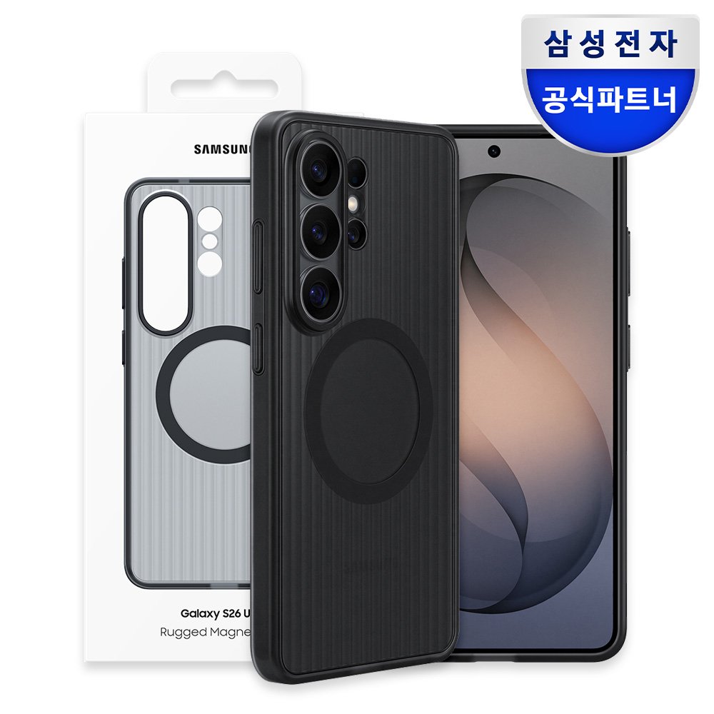 삼성 맥세이프 러기드 마그넷 케이스 블랙, 갤럭시S26 울트라 상세 이미지 1