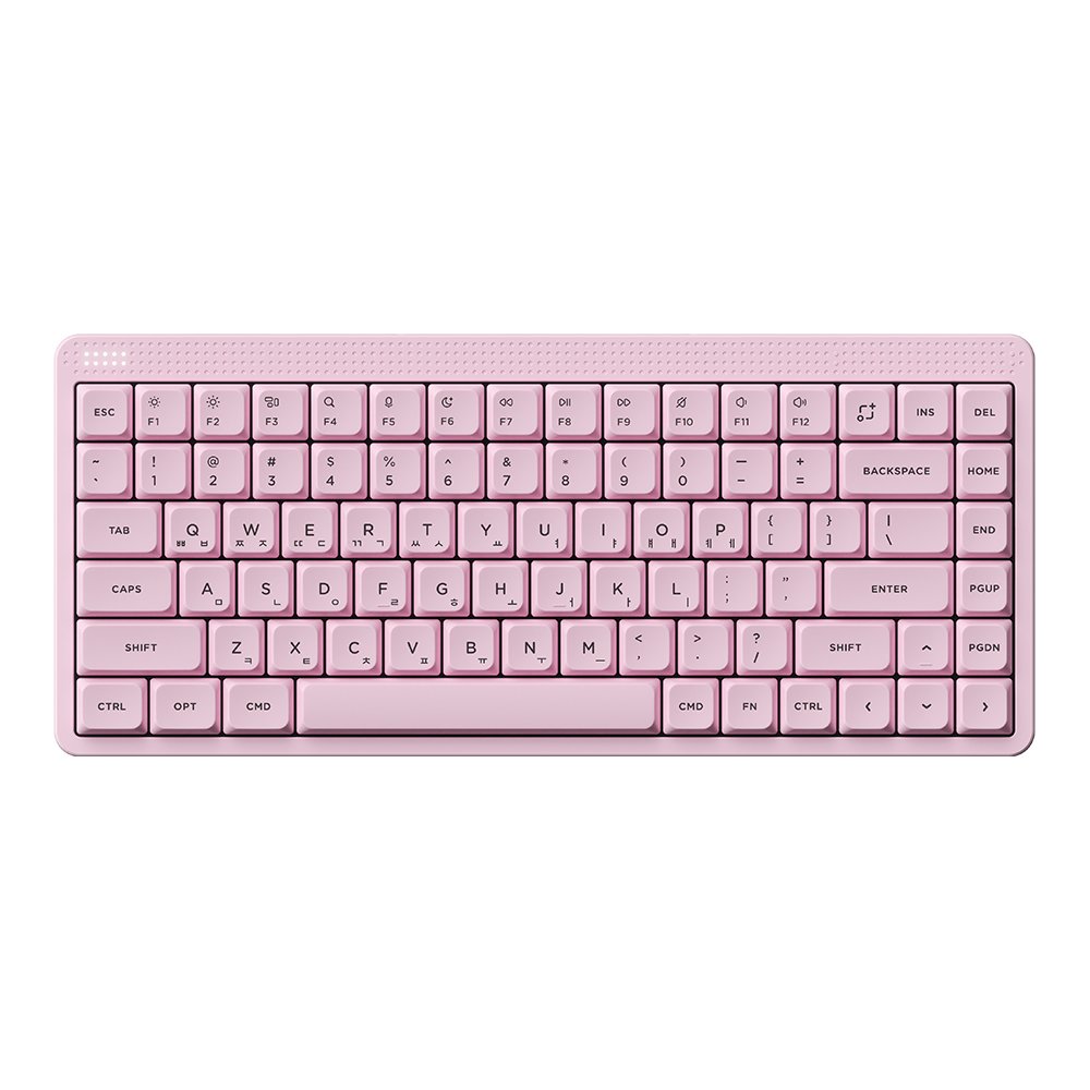 NUPHY NODE75 기계식키보드 로우 프로파일 라이트 핑크, 나노 저소음 블러시축 상세 이미지 2