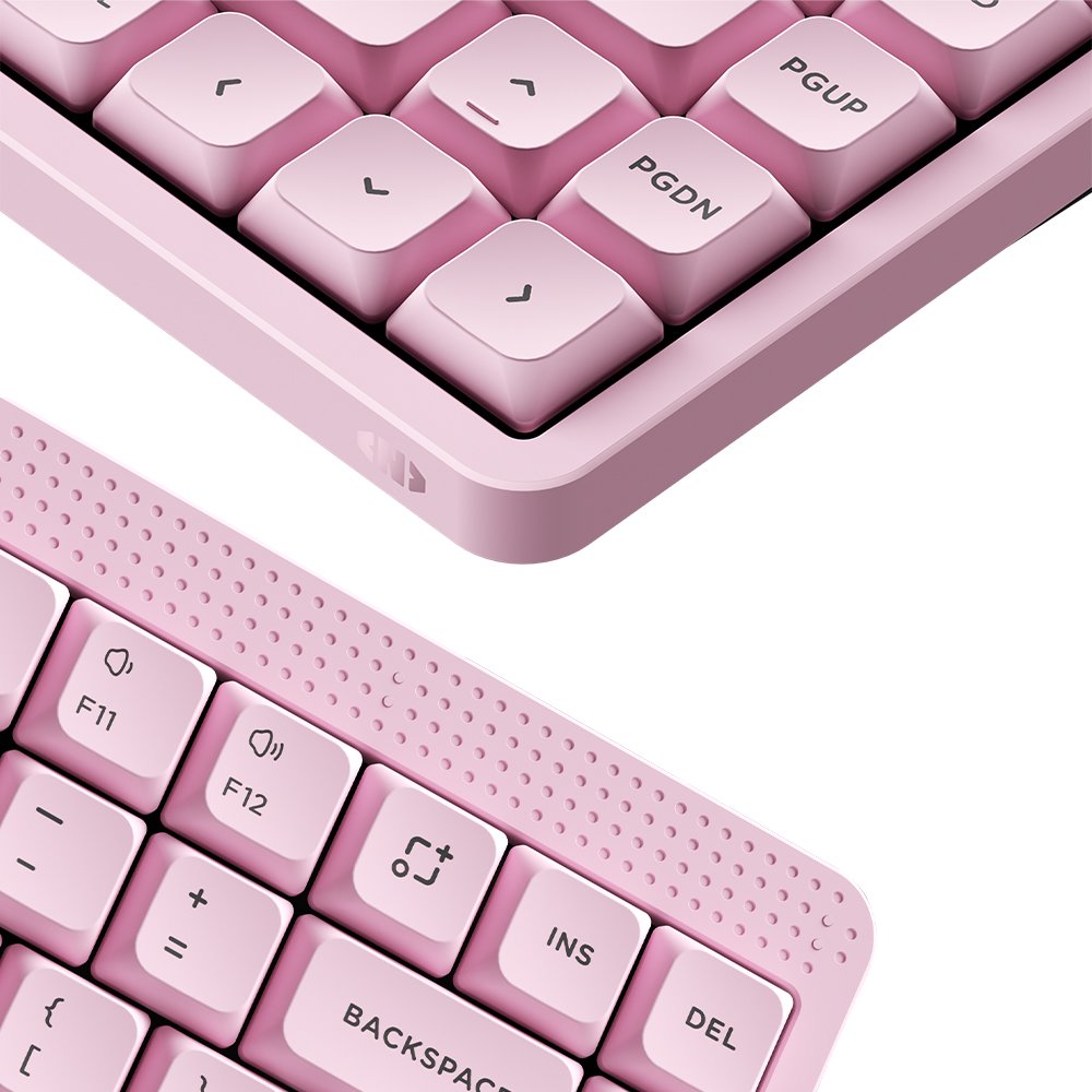 NUPHY NODE75 기계식키보드 로우 프로파일 라이트 핑크, 나노 저소음 블러시축 상세 이미지 1