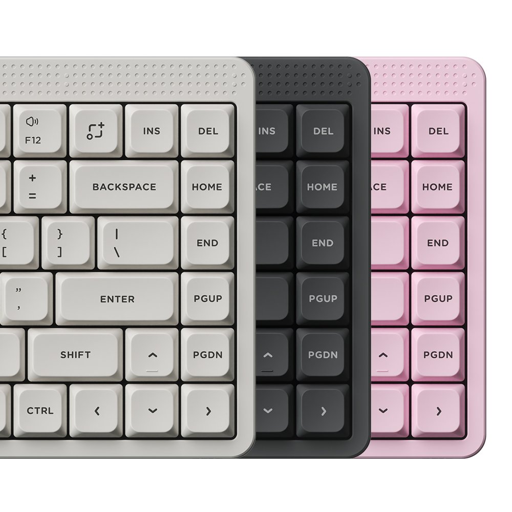 NUPHY NODE75 기계식키보드 로우 프로파일 라이트 핑크, 나노 저소음 블러시축 상세 이미지 1