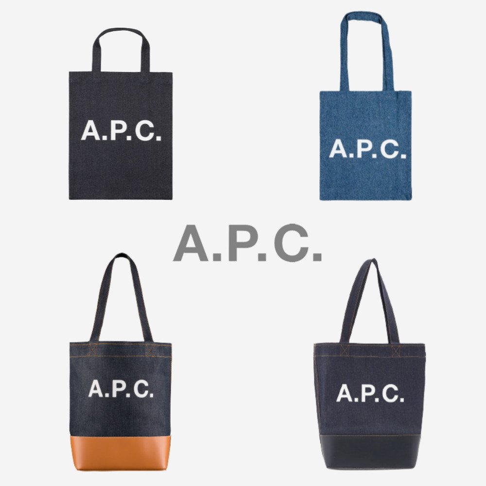 아페쎄 에코백 데님 토트백 APC 가방 다니엘라 로르 루 미니 악셀 캔버스백 상세 이미지 1