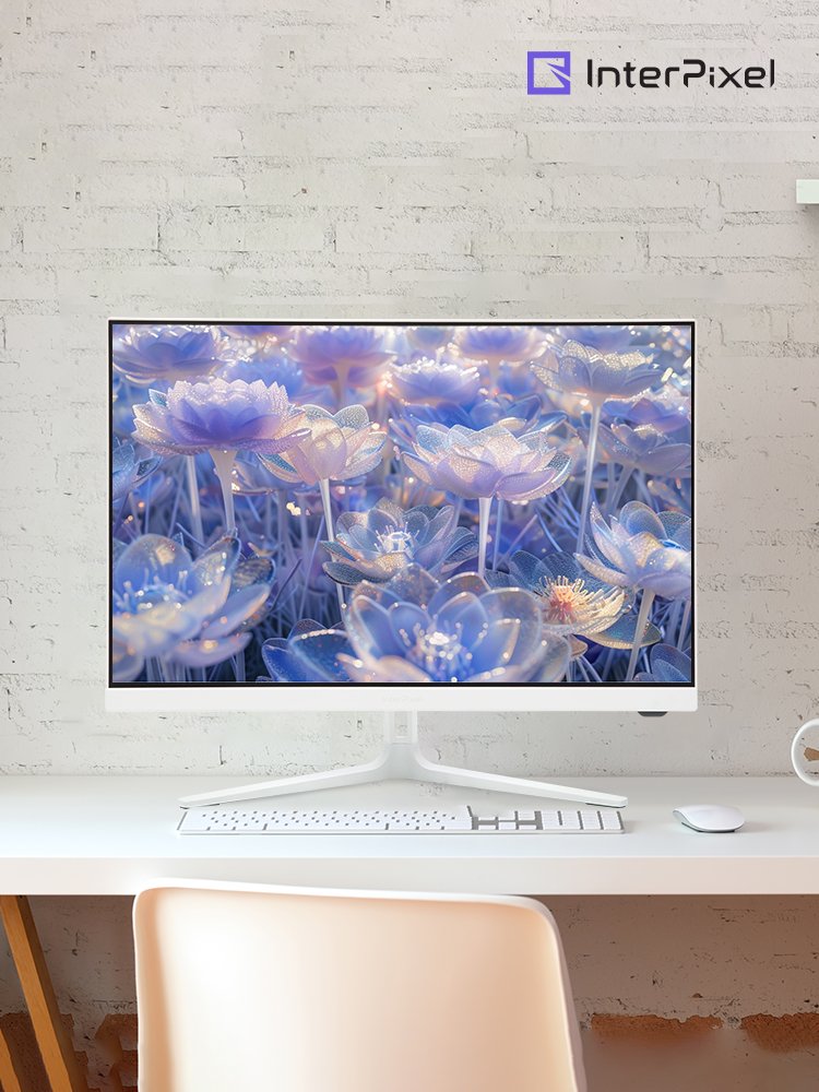 인터픽셀 IP2418 WUXGA IPS 100Hz 사무용 화이트 모니터 59~61cm(24인치), 무결점 상세 이미지 1