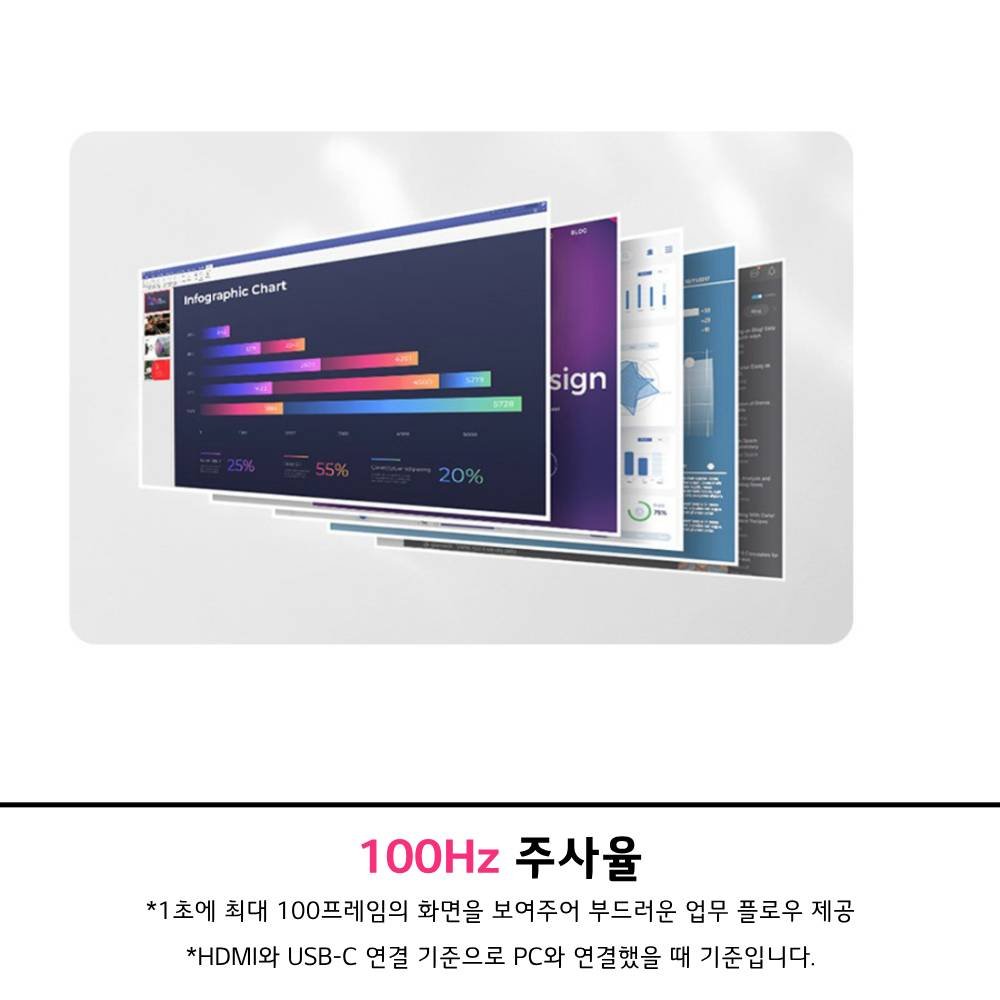 LG전자 24U421A 24인치 FHD 모니터 60.4cm 사무용 상세 이미지 1