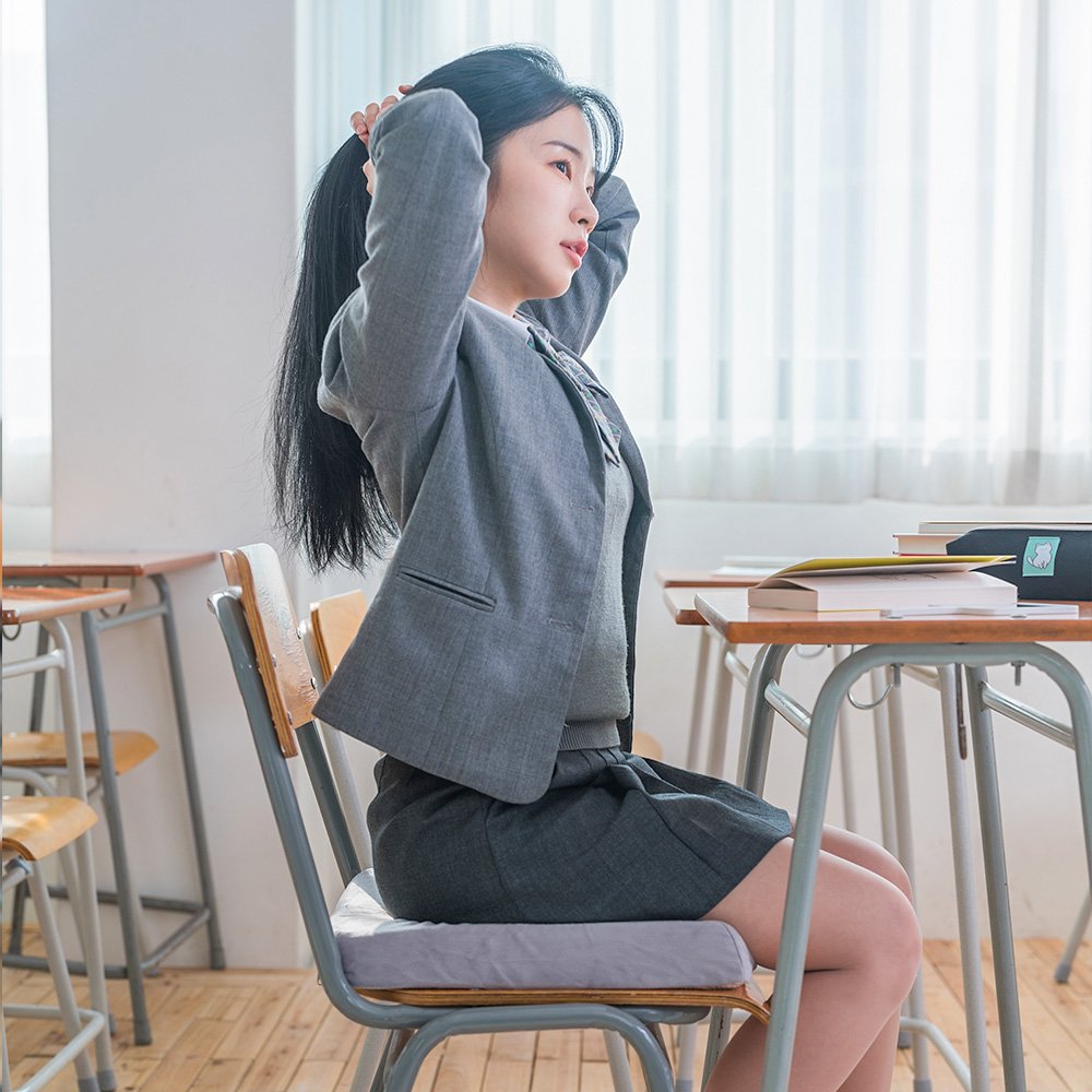 집중 의자방석 수험생방석 공부 고등학생 학교방석 상세 이미지 2