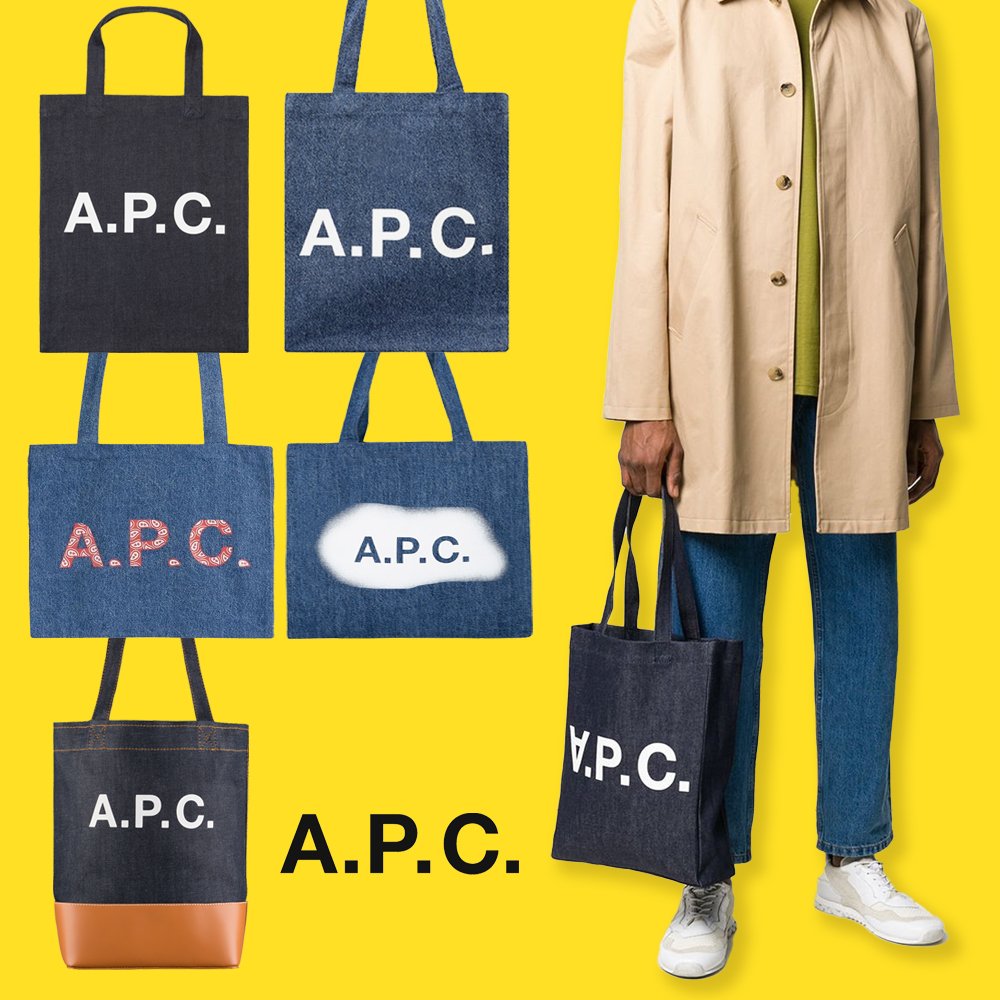 아페쎄 에코백 데님 토트백 APC 가방 다니엘라 로르 루 미니 악셀 캔버스백 상세 이미지 1