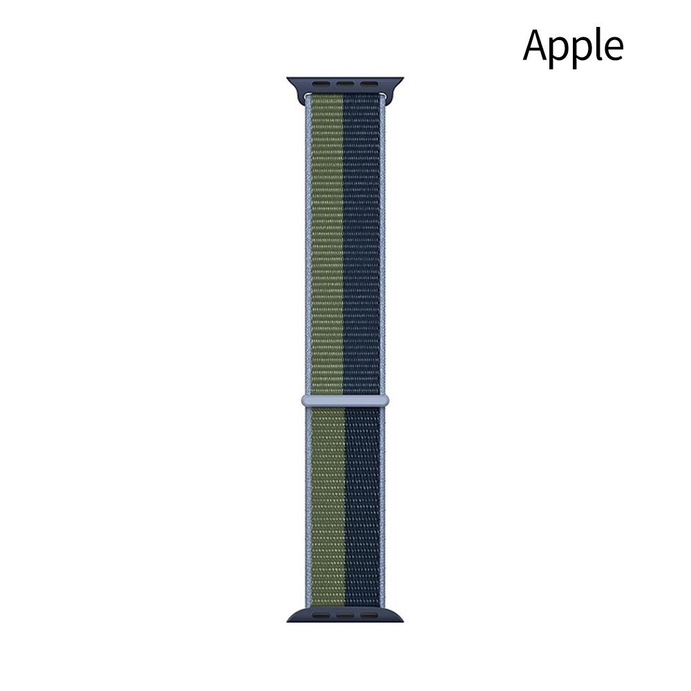 애플워치 스트랩 스포츠 루프 밴드 어비스블루그린 애플워치 11 울트라 SE3 상세 이미지 1