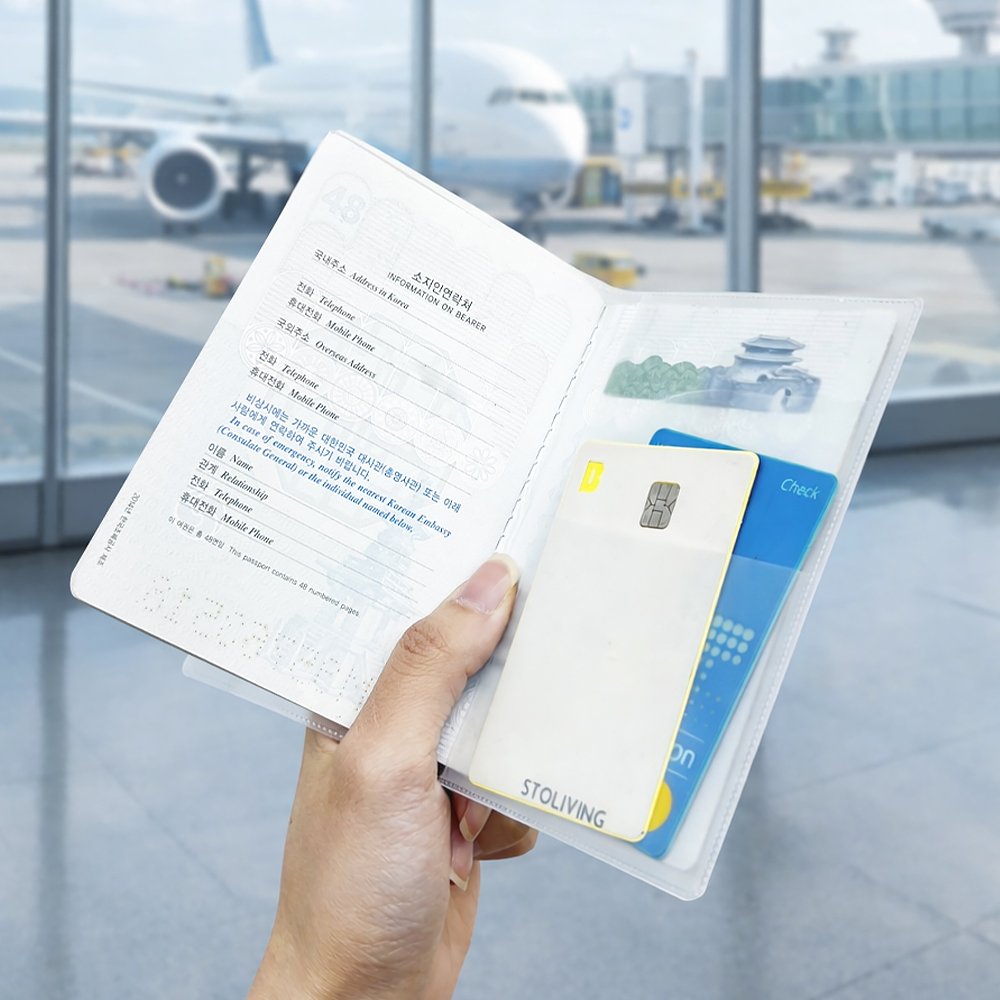 스토리빙 커버 여권 케이스 투명 상세 이미지 2