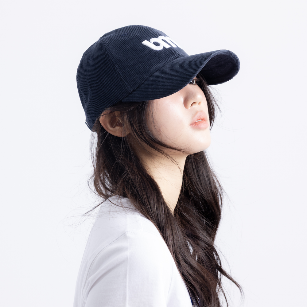 유미비 코듀로이 야구모자 대두모자 빅사이즈 깊은 여성 남성 볼캡 상세 이미지 2