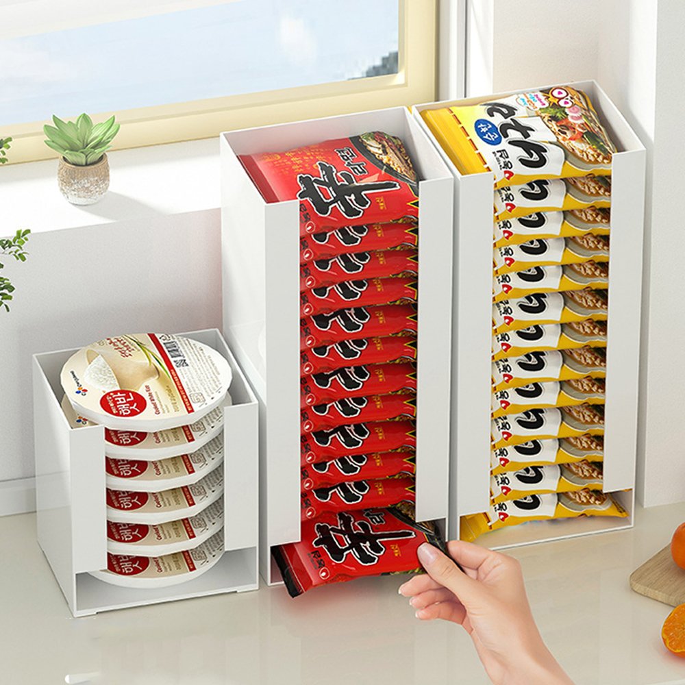 펜트리수납함 라면정리함 탕비실 보관함 멀티박스 팬트리 주방 다용도 리빙 소 상세 이미지 1