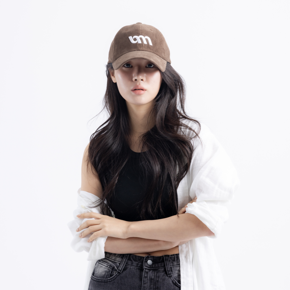 유미비 코듀로이 야구모자 대두모자 빅사이즈 깊은 여성 남성 볼캡 상세 이미지 2