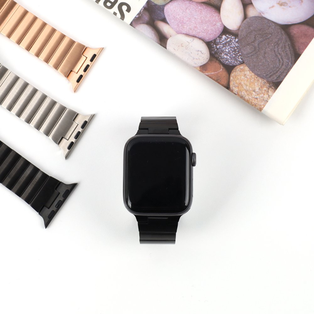 애플워치 스트랩 메탈 링크브레이슬릿 루프 밴드 시계줄 42mm / 44mm / 45mm공용 상세 이미지 2