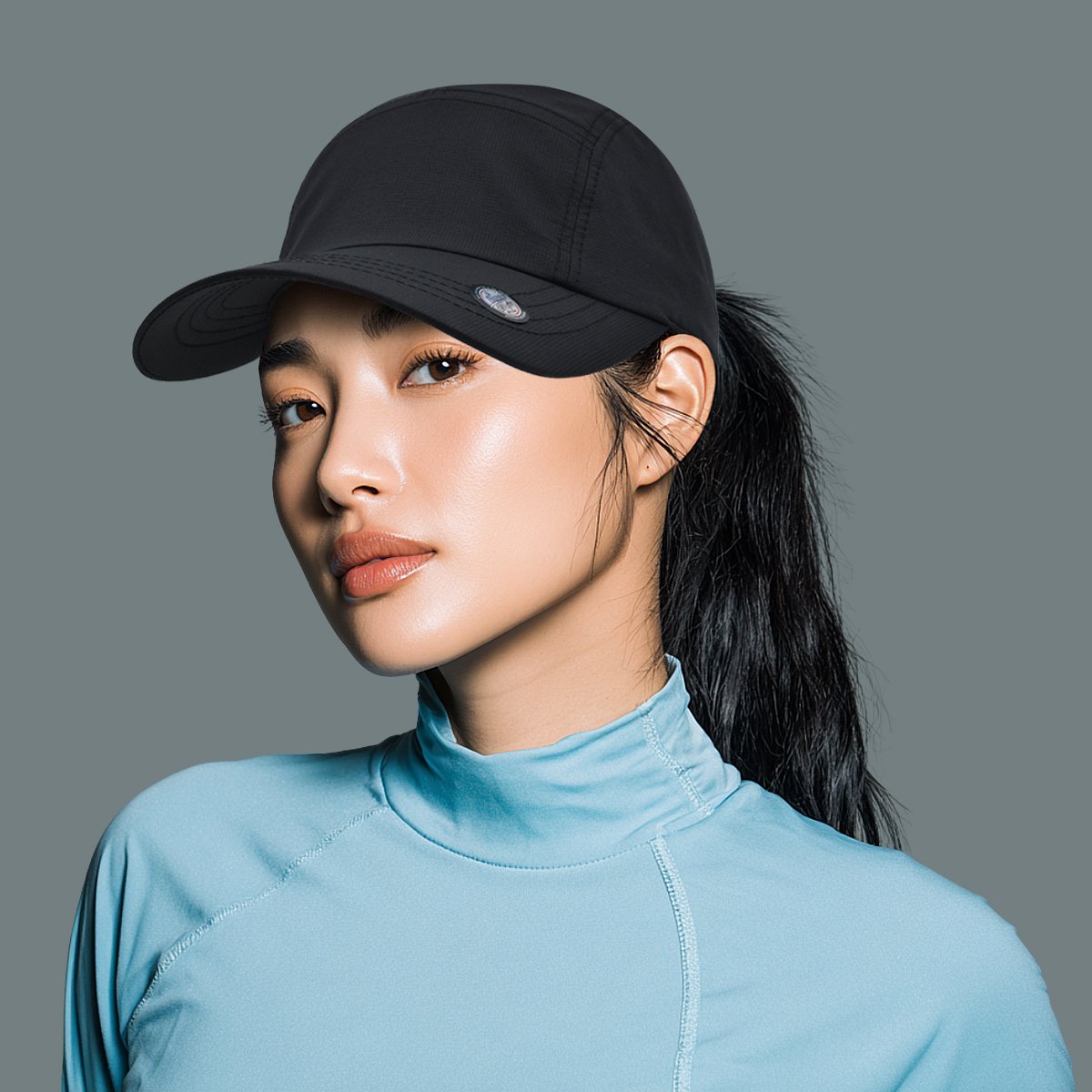 스마트런 무타공 방풍 초경량 러닝모자 초봄 런닝 국내제작 UV차단 빅사이즈 대두 캡 상세 이미지 1